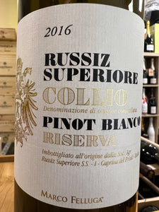 Russiz Superiore Collio Pinot Bianco 2016