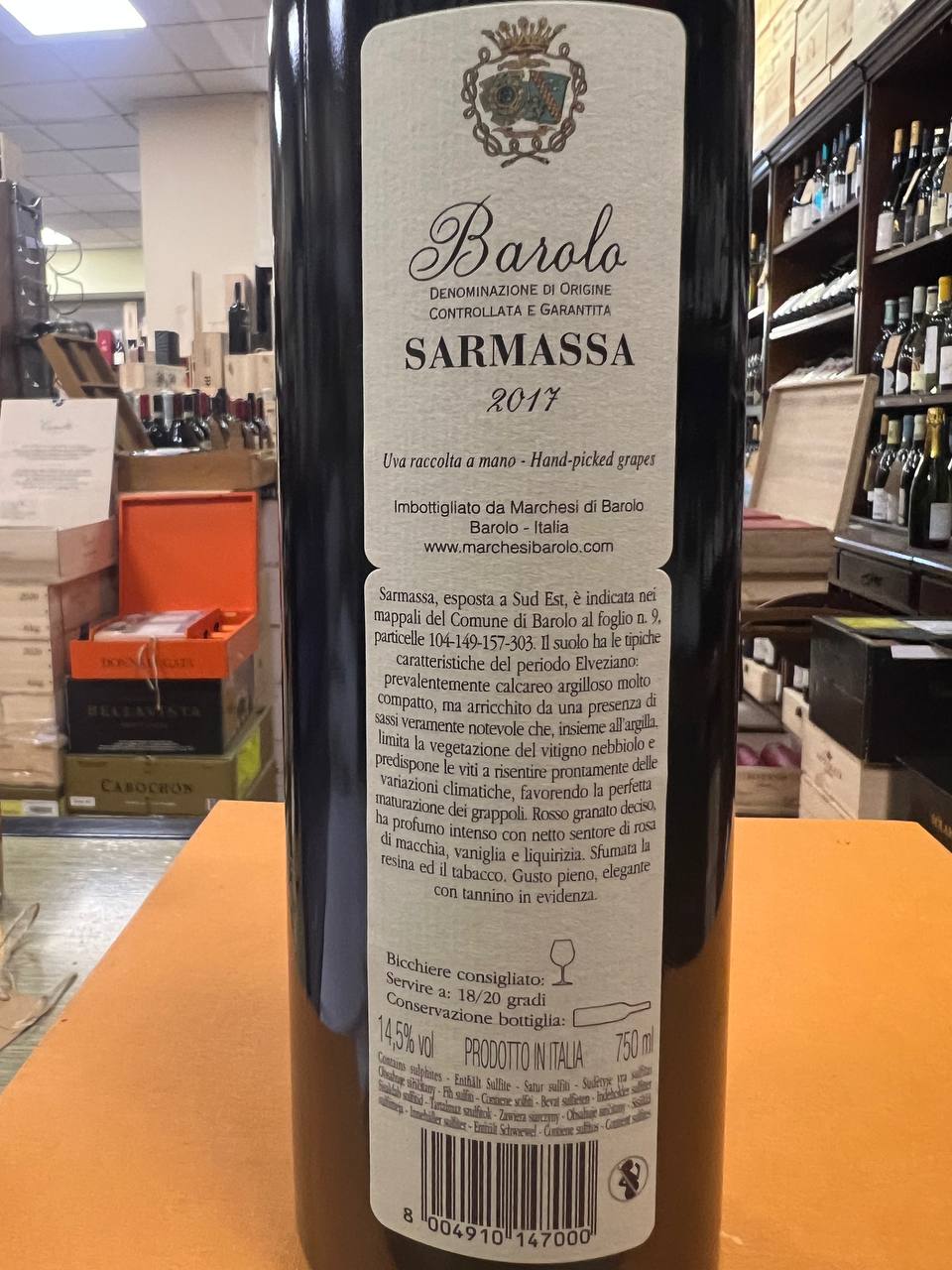 Marchesi Di Barolo Sarmassa 2017