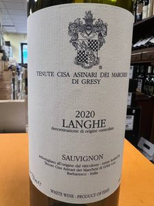 Cassa 6 bottiglie di Sauvignon Blanc Langhe DOC 2020 Marchesi Di Gresy