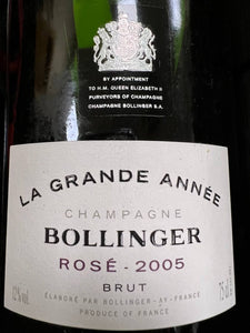 Bollinger Sciabolly  Champagne La Grande Année Rosè 2004