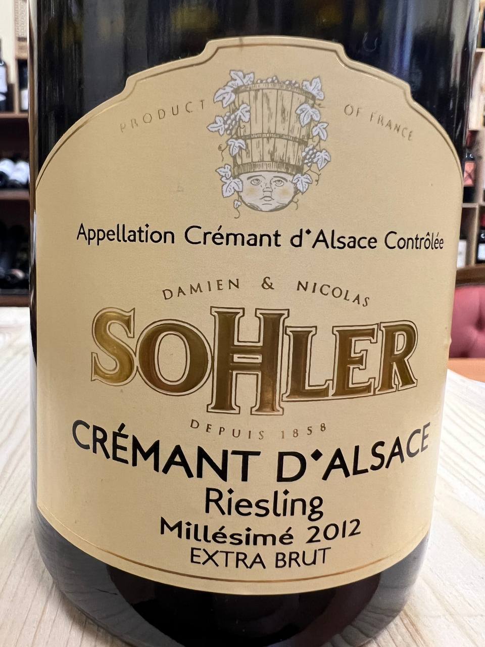 Sohler Riesling Millesimé 2012 Brut Crémant d'Alsace