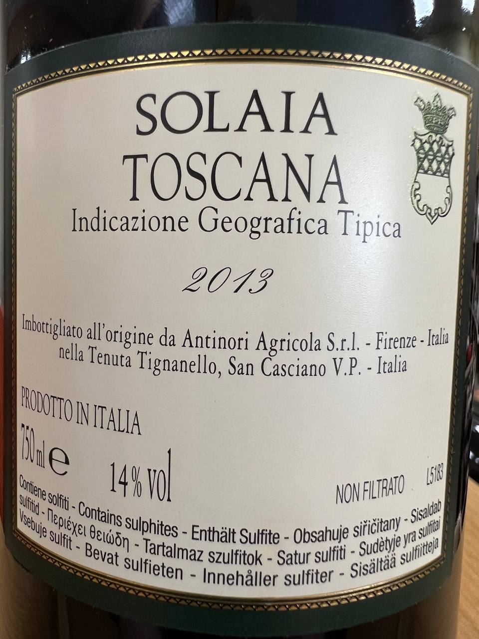 Solaia 2013 Marchese Antinori