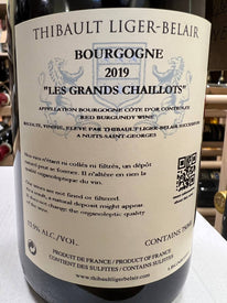 Thibault Liger-Belair: Bourgogne 2019 Les Grands Chaillots