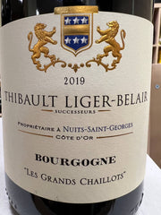 Thibault Liger-Belair: Bourgogne 2019 Les Grands Chaillots