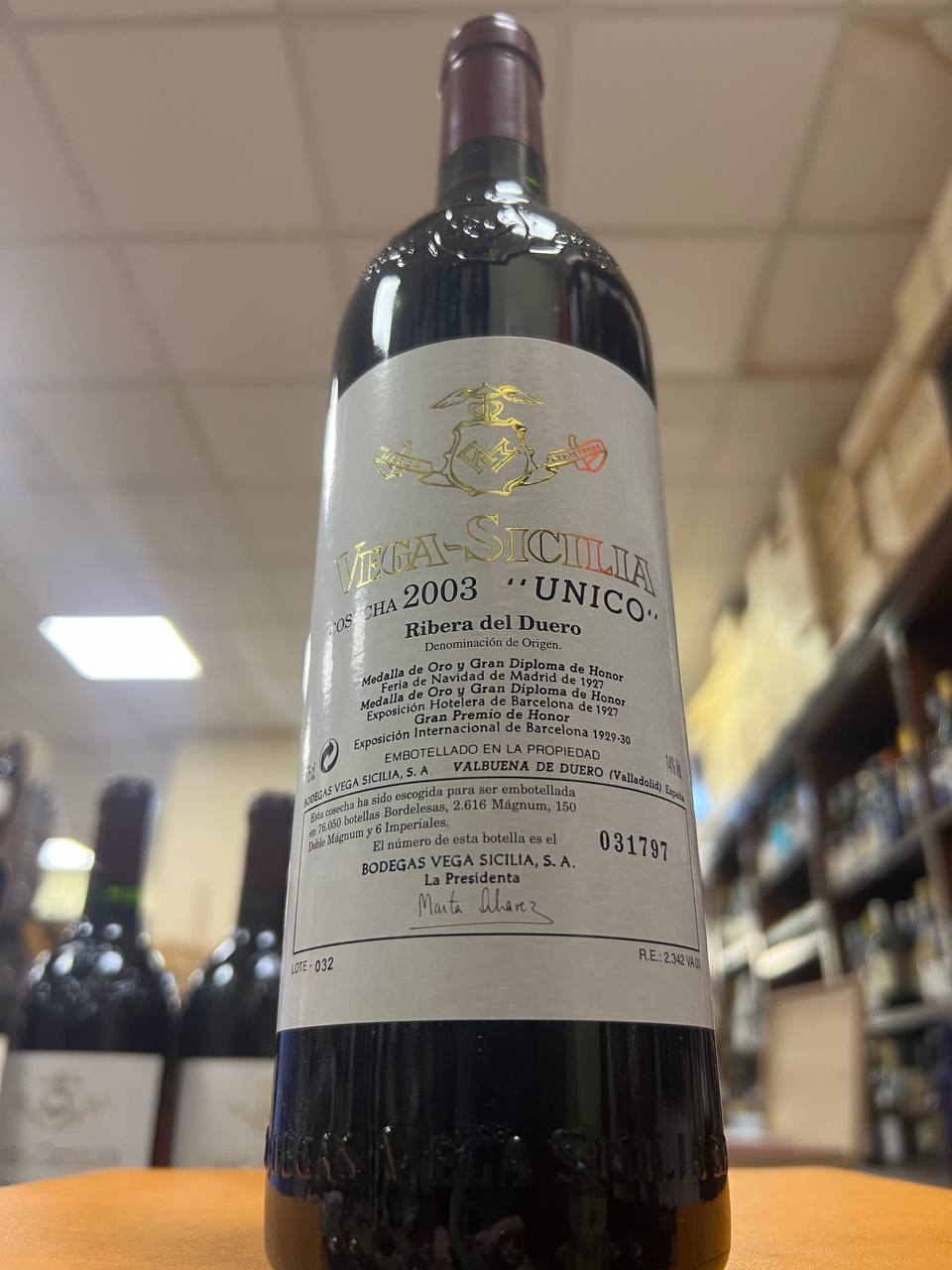 Unico 2003 Vega Sicilia - Ribera Del Duero