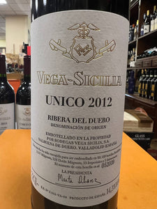 Unico 2012 Vega Sicilia - Ribera Del Duero
