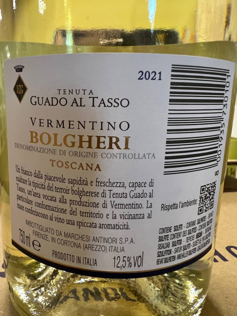 Vermentino Bolgheri 2021 - Tenuta Guado al Tasso