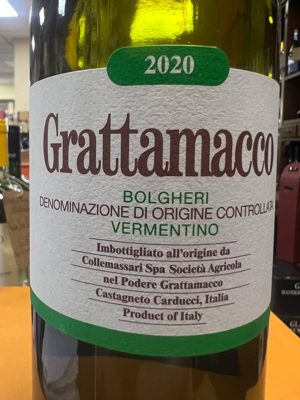 Vermentino Grattamacco 2020 Bolgheri DOC Podere Grattamacco