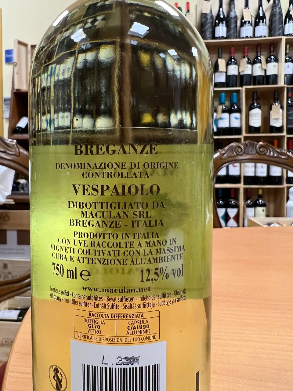 Vespaiolo 2021 Breganze DOC Maculan