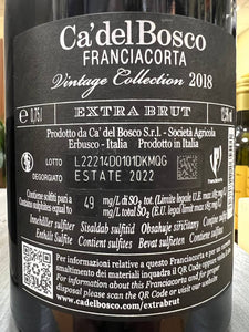 Ca’ del Bosco Franciacorta Extra Brut Vintage Collection 2018