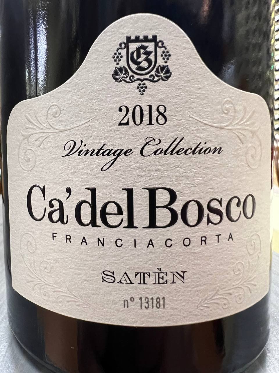 Ca’ del Bosco Franciacorta Saten Vintage Collection 2018