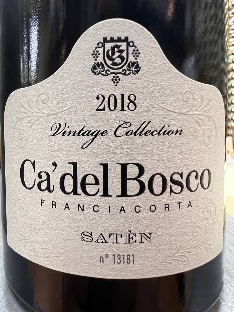 Ca’ del Bosco Franciacorta Saten Vintage Collection 2018